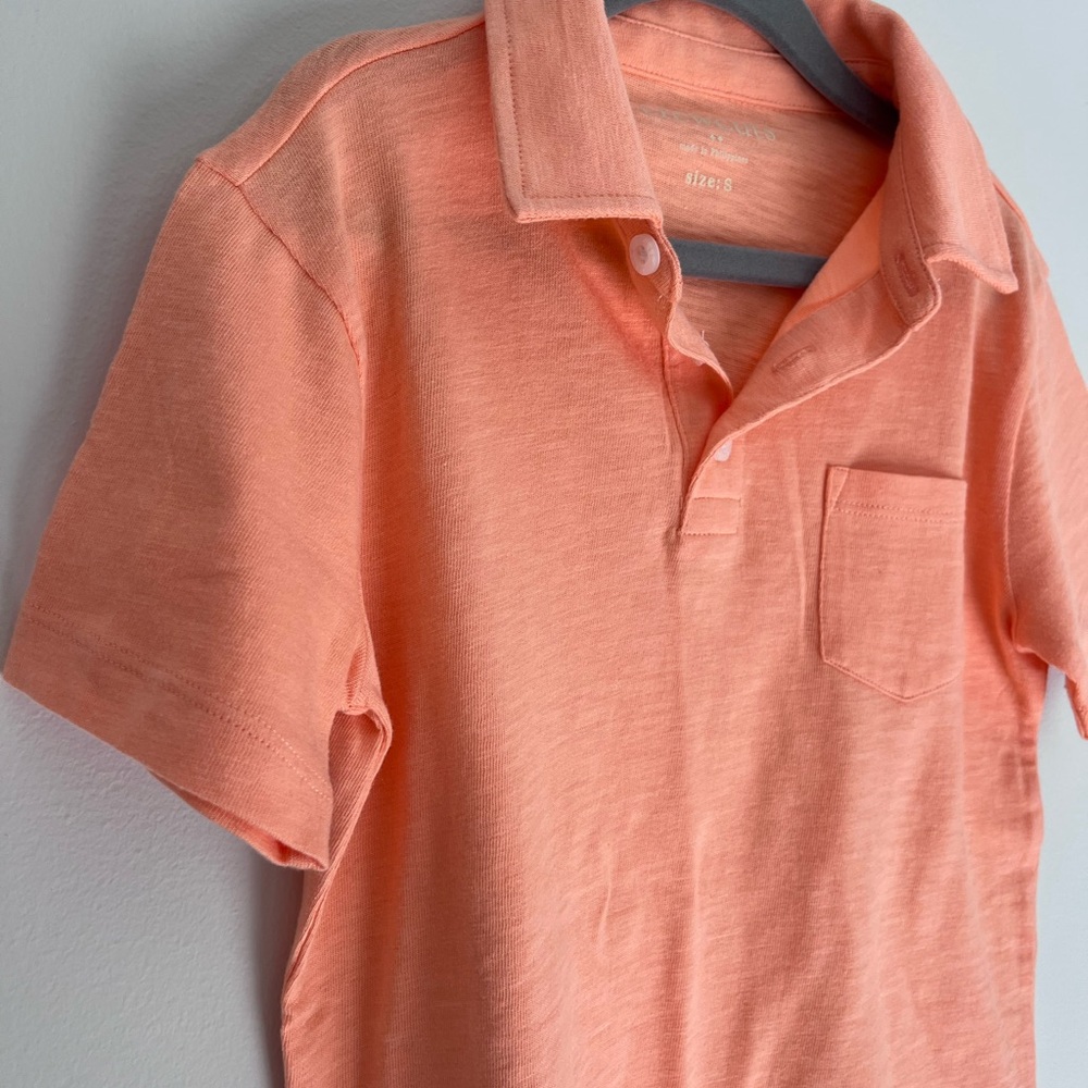 Crewcuts Boys Peach Polo Shirt